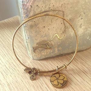 Alex & Ani Friend Gold Bangle